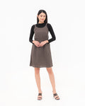 Naila Linen Dress Army Green