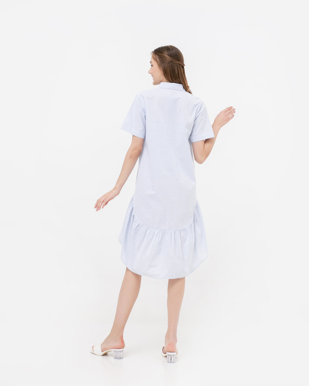 Lolita Linen Dress Stripes
