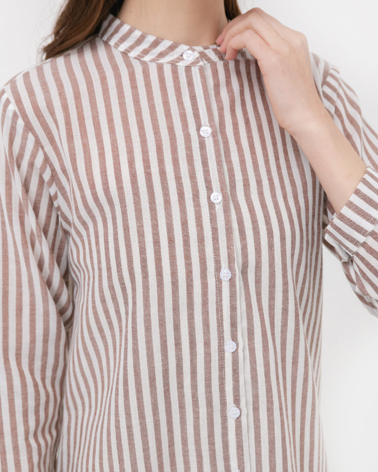 Thalia Cotton Dress / Tunic Mocca