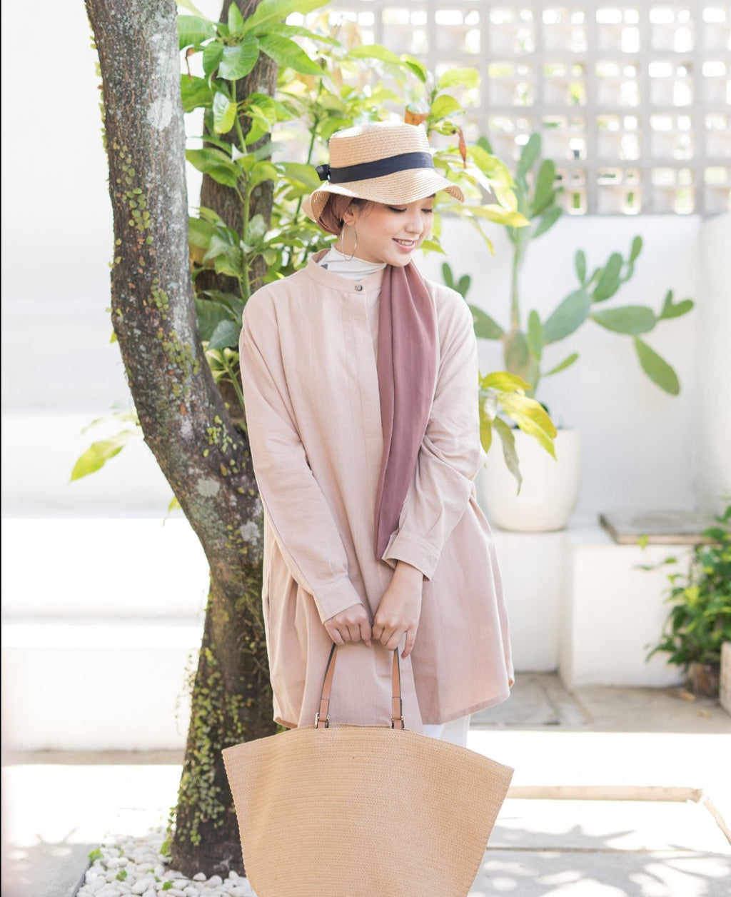 Nancy Linen Tunic Dress Sand