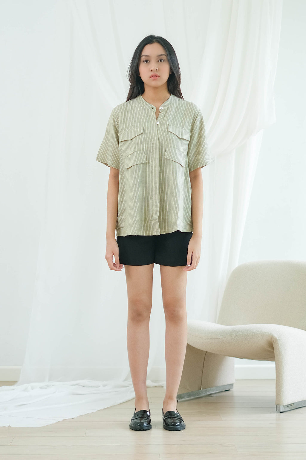 Ezeta Linen Blouse