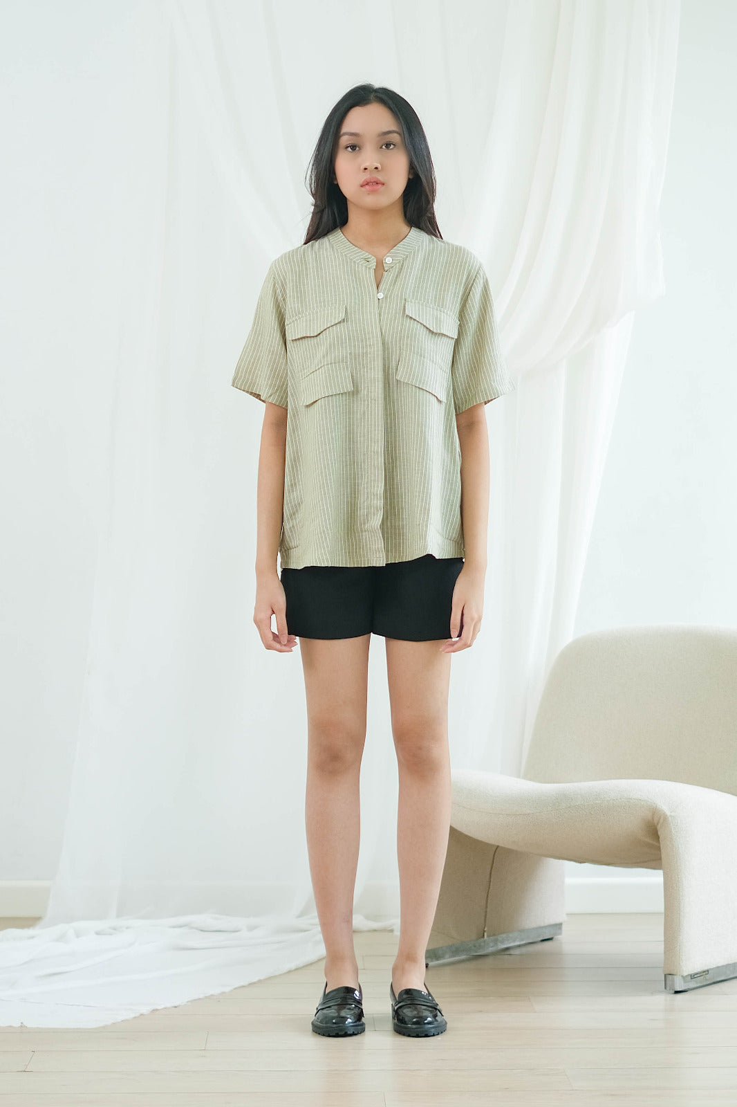 Ezeta Linen Blouse