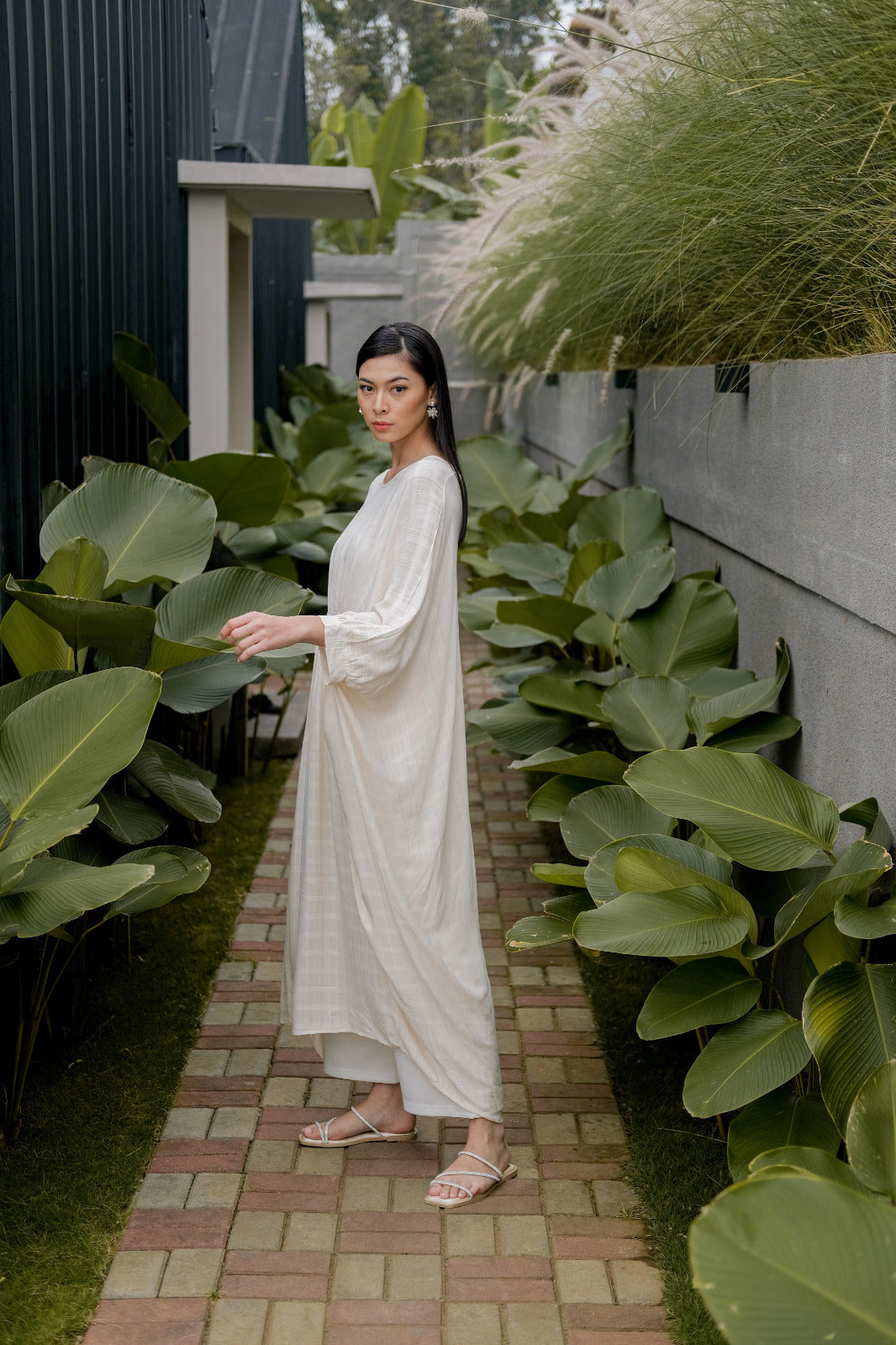Fatima Dress Cream