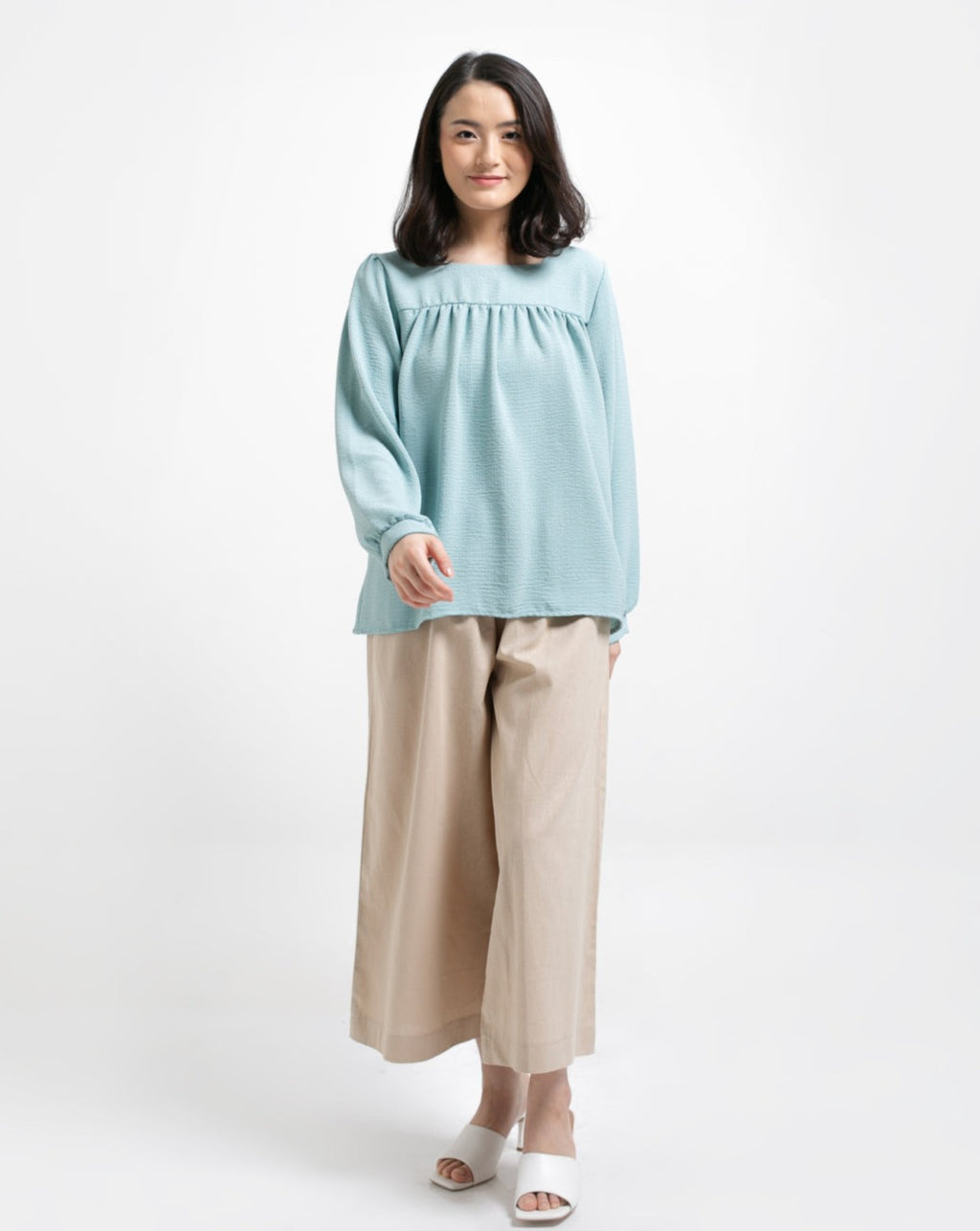 Aileen Crinkle Blouse
